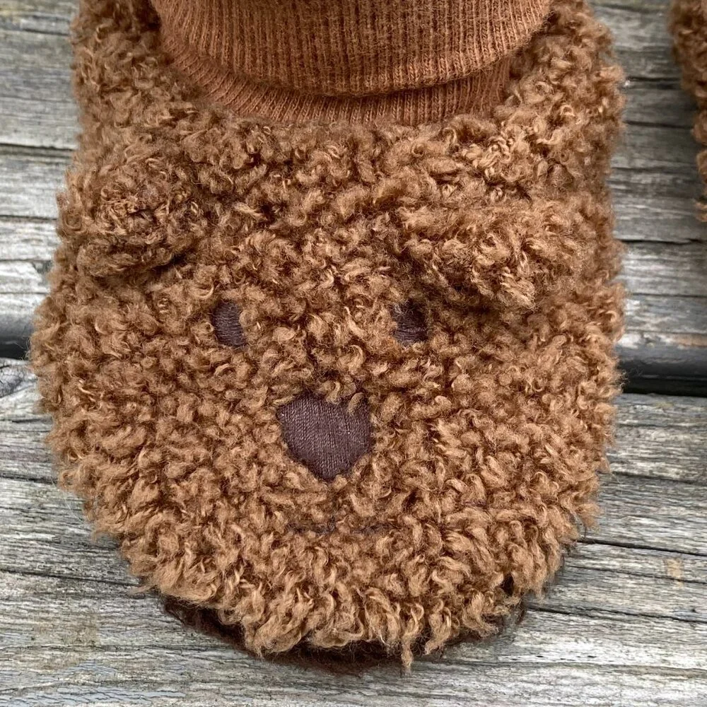 Baby Gap Brannan Bear Slippers for Toddler S (5-6)